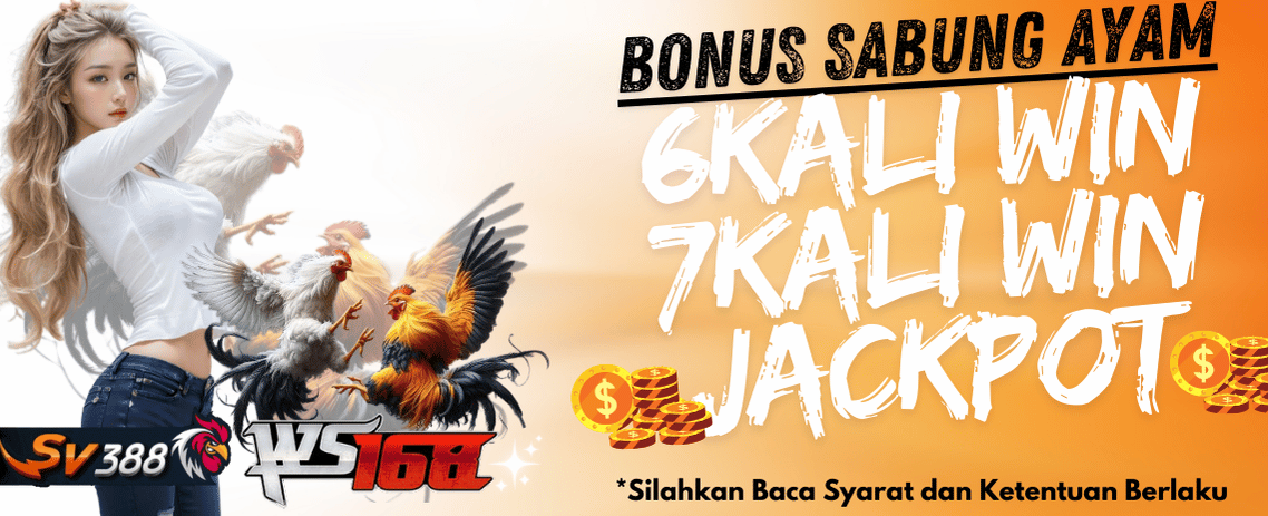 PROMO BONUS 100% SABUNG AYAM MENANG BERUNTUN